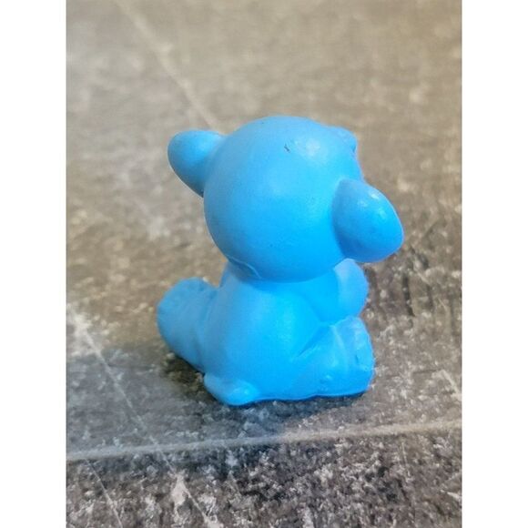 Mini blue baby elephant Safari Zoo toy figure - Picture 3 of 4